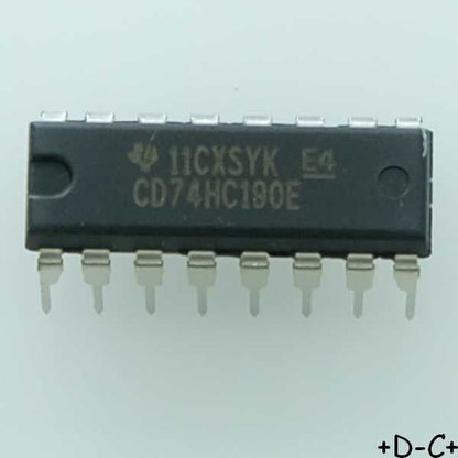 CD74HC190E Presettable synch BNC DIP-16 Texas RoHS