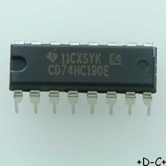 CD74HC190E Presettable synch BNC DIP-16 Texas RoHS