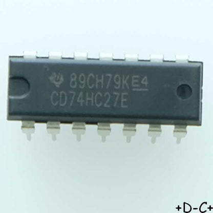 CD74HC27E NOR Gate 3-Element 3-IN DIP-14 Texas RoHS