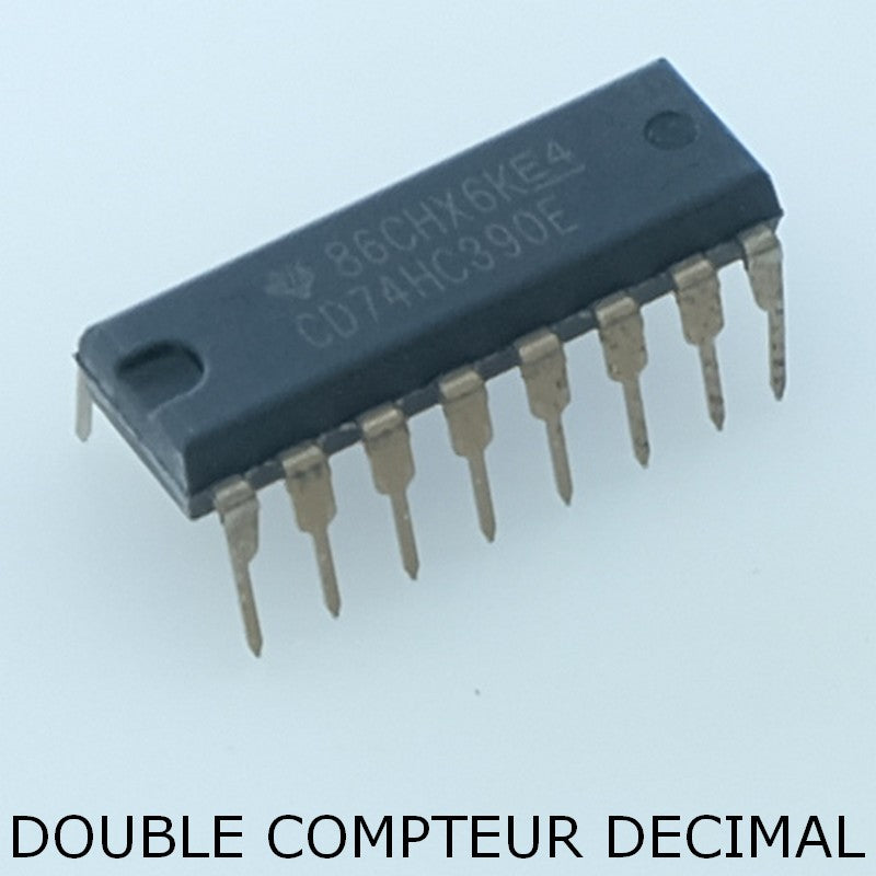CD74HC390E Double compteur decade DIP-16 Texas Instruments