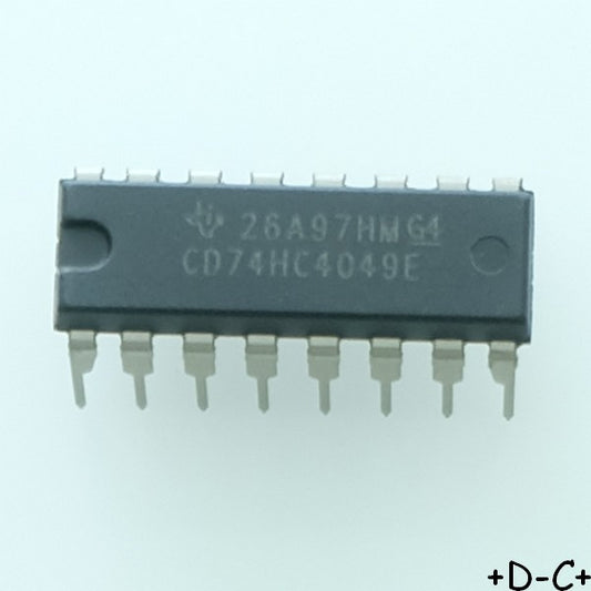 CD74HC4049E Buffer Converter 6-CH Inverting DIP-16 Texas RoHS