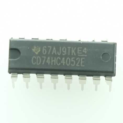CD74HC4052E 1-channel analog mutliplexer DIP-16 Texas RoHS