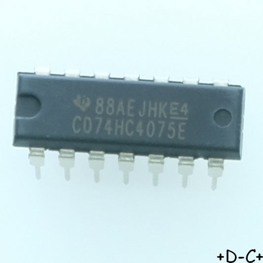 CD74HC4075E OR Gate 3-Element 3-IN DIP-14 Texas RoHS