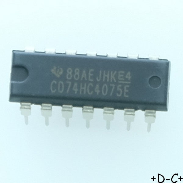 CD74HC4075E OR Gate 3-Element 3-IN DIP-14 Texas