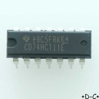 CD74HCT11E CMOS Logic Triple 3-Input AND Gates DIP-14 Texas RoHS