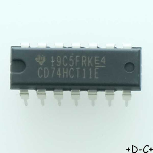 CD74HCT11E CMOS Logic Triple 3-Input AND Gates DIP-14 Texas RoHS