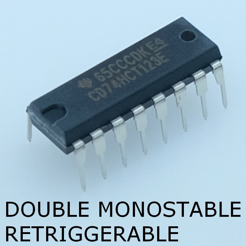CD74HCT123E Monostable Multivibrators DIP-16 Texas - Distri-Compo