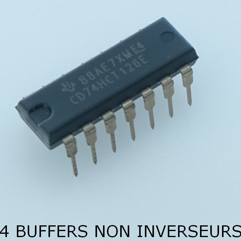 CD74HCT126E Quad Buffer Three-St DIP-16 Texas - Distri-Compo