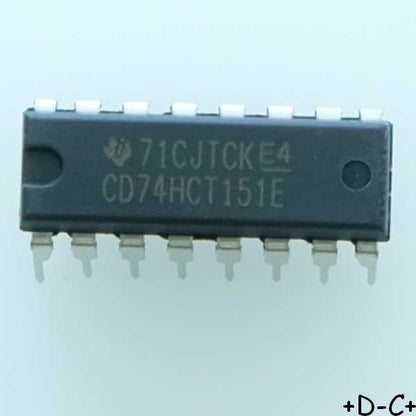 CD74HCT151E Multiplexeur DIP-16 Texas RoHS