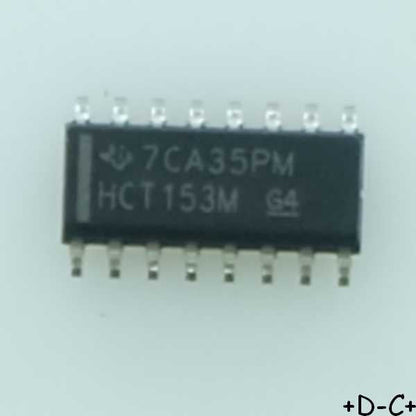 CD74HCT153M Multiplexer 1-Element CMOS 8-IN SOIC-16 Texas RoHS