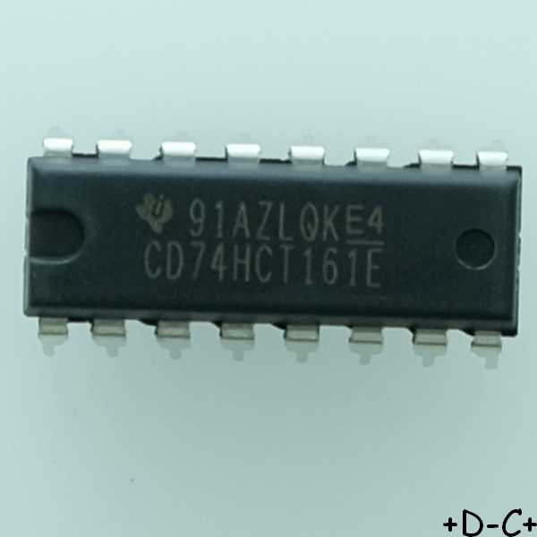 CD74HCT161E Compteur binaire DIP-16 Texas RoHS
