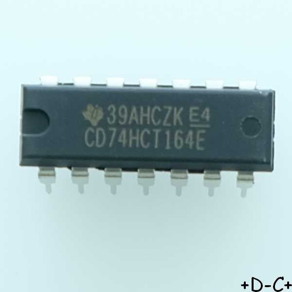 CD74HCT164E Logic 8-Bit Serial-In/Parallel-Out DIP-14 Texas RoHS