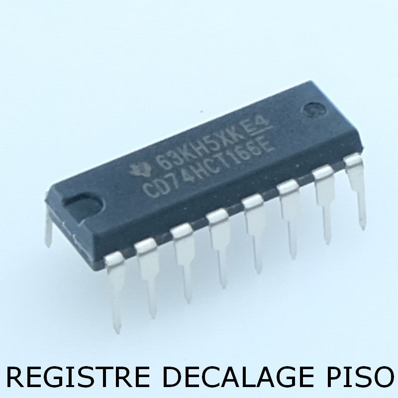 CD74HCT166E 8Bit Serial-In/Parallel-Out DIP-16 Texas - Distri-Compo