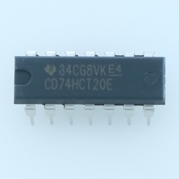 CD74HCT20E CMOS Logic Dual 4-Input NAND Gates DIP-14 Texas