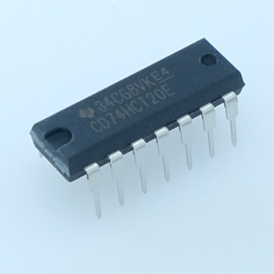CD74HCT20E CMOS Logic Dual 4-Input NAND Gates DIP-14 Texas
