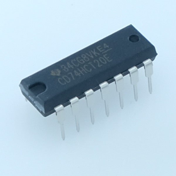 CD74HCT20E CMOS Logic Dual 4-Input NAND Gates DIP-14 Texas