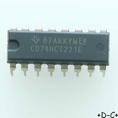 CD74HCT221E Monostable Multivibrator DIP-16 Texas RoHS