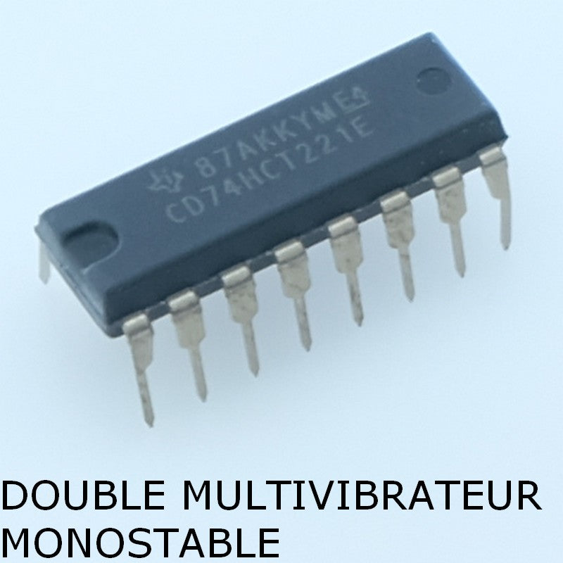 CD74HCT221E Monostable Multivibrator DIP-16 Texas - Distri-Compo