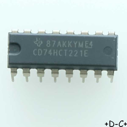 CD74HCT221E Monostable Multivibrator DIP-16 Texas RoHS