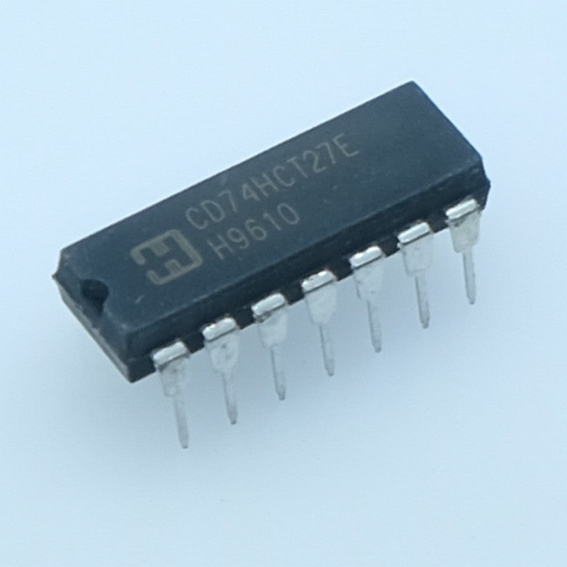 CD74HCT27E 3-CH 3-Input 4.5V to 5.5V NOR Gates DIP-14 Harris - Distri-Compo