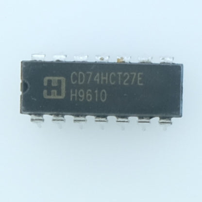 CD74HCT27E 3-CH 3-Input 4.5V to 5.5V NOR Gates DIP-14 Harris - Distri-Compo