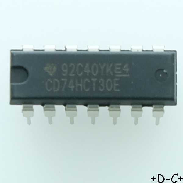 CD74HCT30E NAND Gate 1-Element 8-IN CMOS DIP-14 Texas