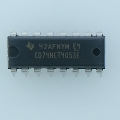 CD74HCT4053E Triple 2-Channel Analog Multiplexer/Demultiplexer DIP-16 Texas