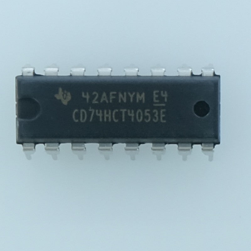CD74HCT4053E Triple 2-Channel Analog Multiplexer/Demultiplexer DIP-16 Texas