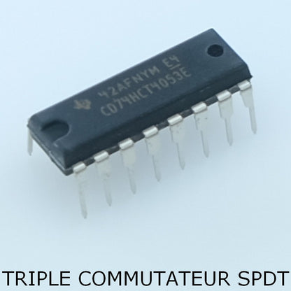 CD74HCT4053E Triple 2-Channel Analog Multiplexer/Demultiplexer DIP-16 Texas