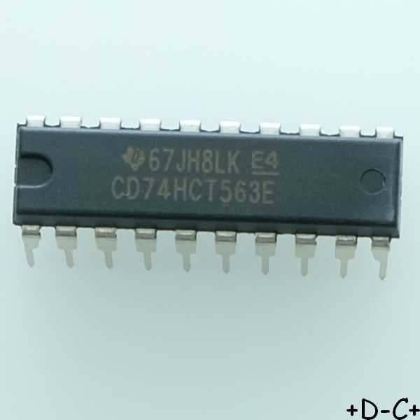 CD74HCT563E Octal D-type latch DIP-20 Texas