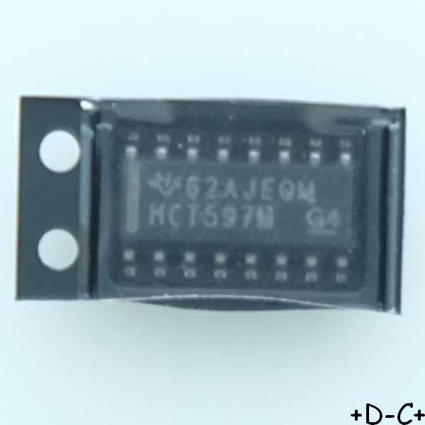 CD74HCT597M Shif register single 8-Bit SOIC-16 Texas RoHS