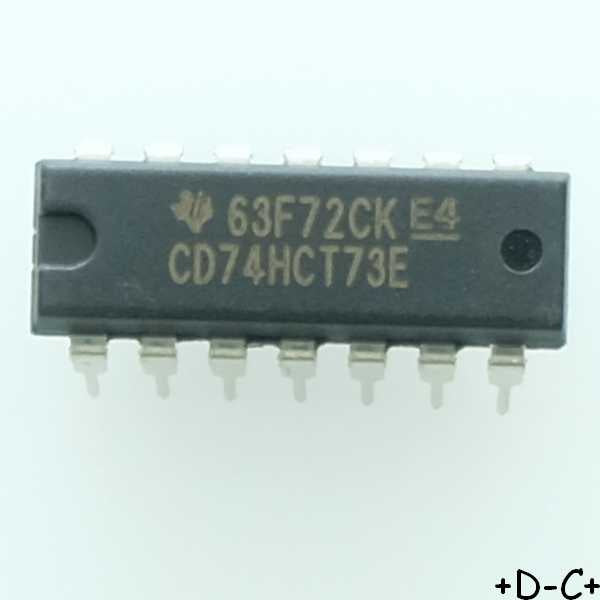 CD74HCT73E Dual JK flip-flop DIP-14 Texas RoHS
