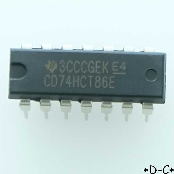 CD74HCT86E Quad 2-Input EXCLUSIVE-OR Gate DIP-14 Texas