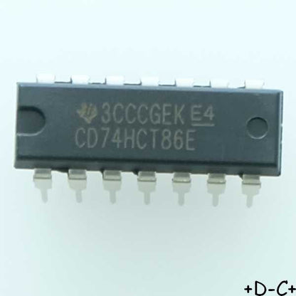CD74HCT86E Quad 2-Input EXCLUSIVE-OR Gate DIP-14 Texas