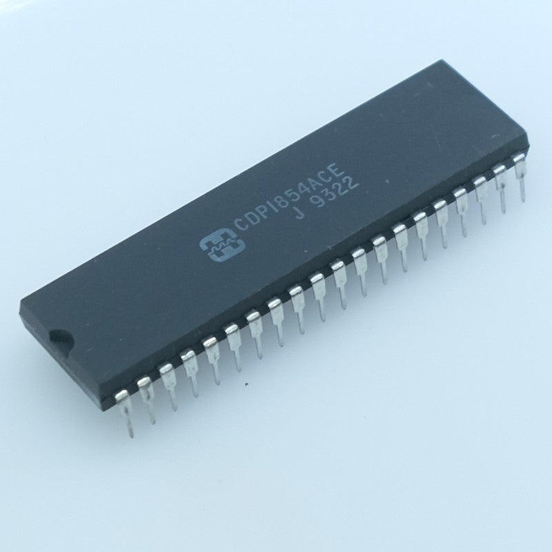 CDP1854ACE UART CMOS programmable compatible CDP1800 CERDIP-40 Harris
