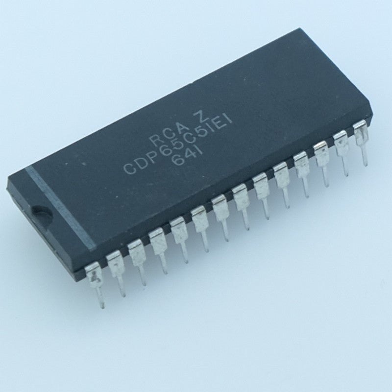 CDP65C51EI Interface série ACIA CMOS (UART) DIP-28 RCA