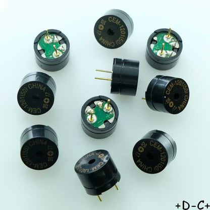 Magnetic Buzzer Transducer 1.5V 12mm rond 87dBA CEM-1201-50 CUI Devices RoHS (lot de 10)