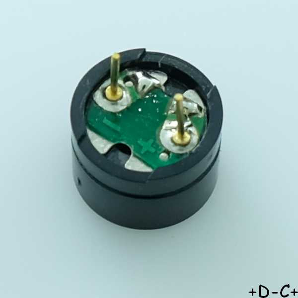 Buzzer transducteur audio magnetiq 1.5V 12mm rond 87dBA CEM-1201-50 CUI Devices - Distri-Compo