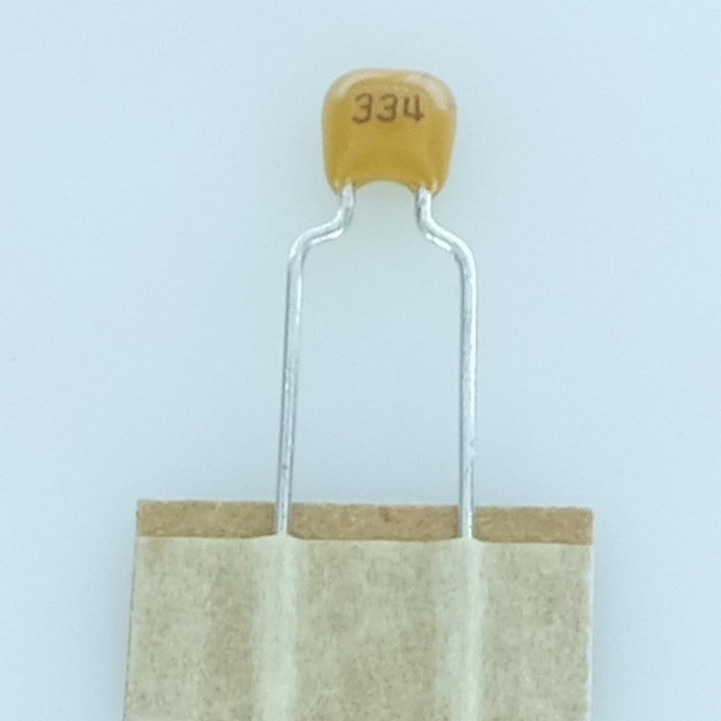 Condensateur 330nF 50V Céramique Y5V pas5 20% Kome