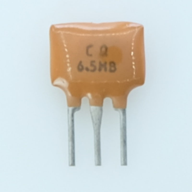 CQ6.5MB Filtre céramique FI 6.5MHz 3 broches Crystal Quartz - Distri-Compo
