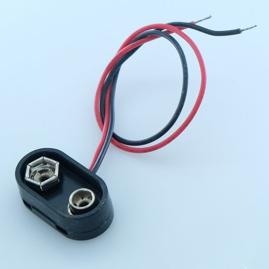 Clip batterie 9V en TE fils de raccordement