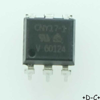 CNY17-1 Optocoupleur phototransistor DIP-6 Vishay RoHS