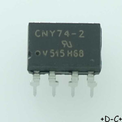 CNY74-2H Optocoupleur sortie transistor DIP-8 Vishay Rohs
