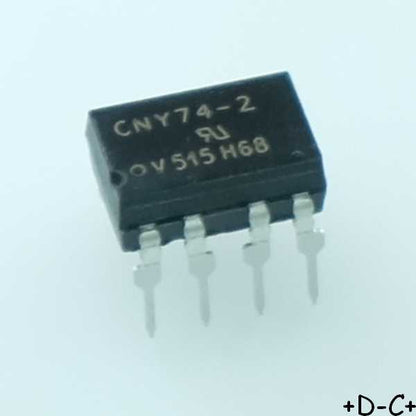CNY74-2H Optocoupleur sortie transistor DIP-8 Vishay Rohs