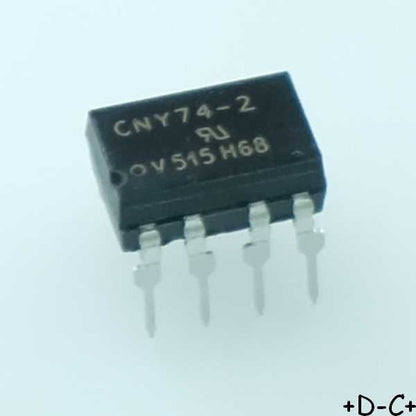 CNY74-2H Optocoupleur sortie transistor DIP-8 Vishay Rohs
