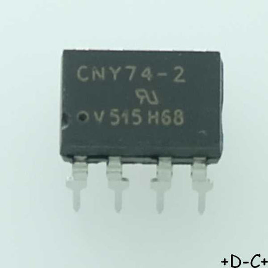 CNY74-2H Optocoupleur sortie transistor DIP-8 Vishay Rohs