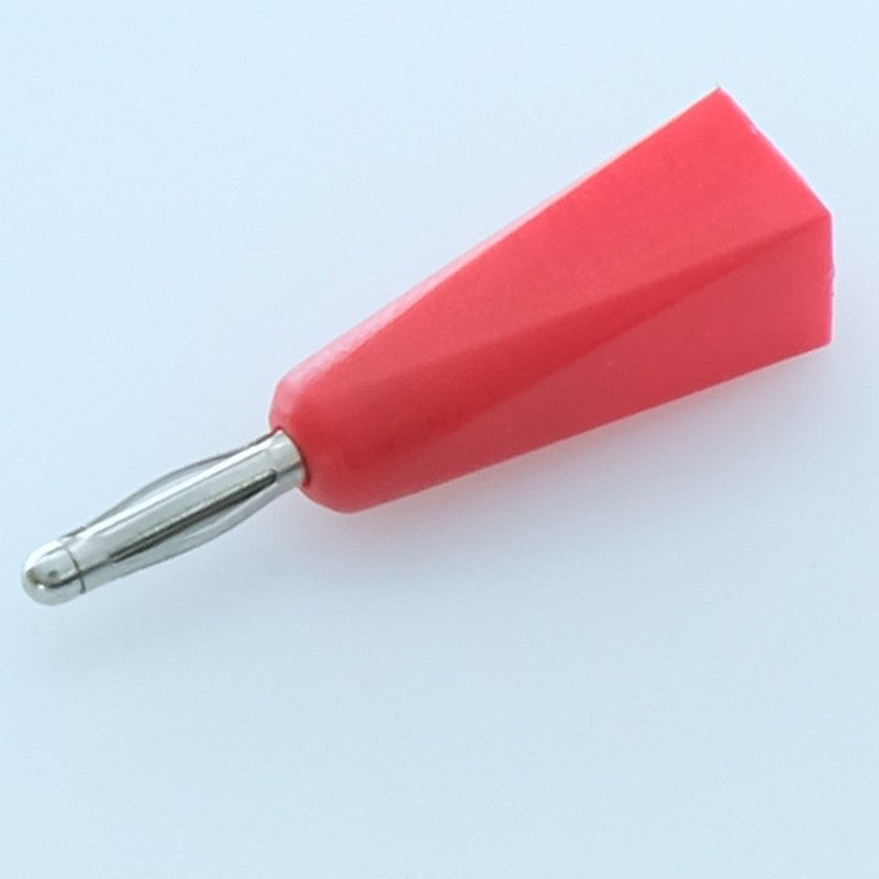 Fiche banane 2mm mâle rouge - raccord soudure 210 Electro PJP