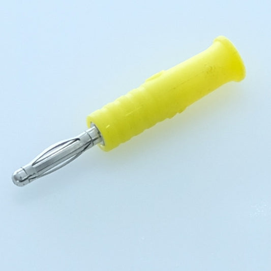 Fiche banane 2mm mâle 10A 60VDC jaune 211 Electro PNP - Distri-Compo