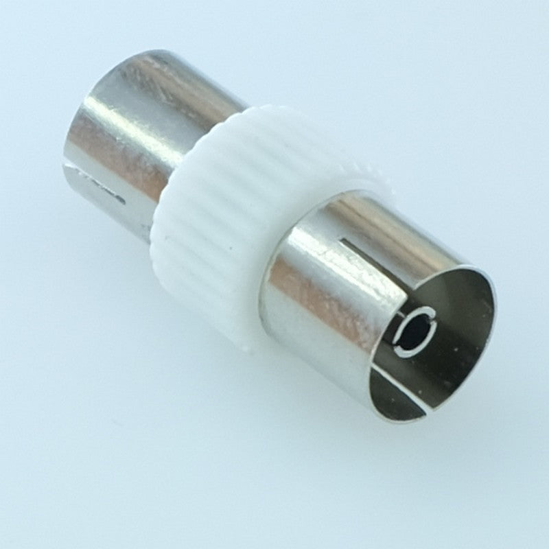 Coupleur coaxial femelle vers coaxial femelle plastique