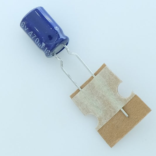 Condensateur 470µF 16V électrolytique 8x12mm pas5 85°